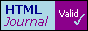 valid html journal